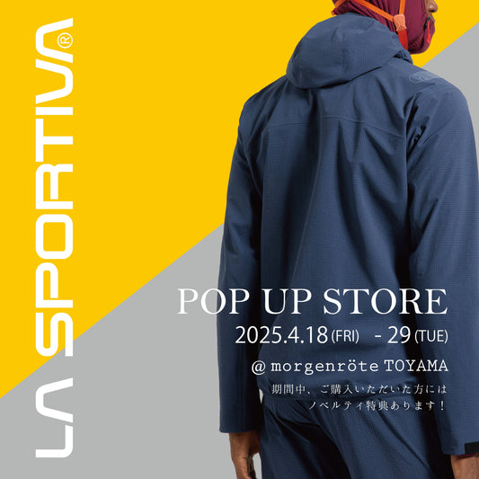LA SPORTIVA POP UP STORE@TOYAMA