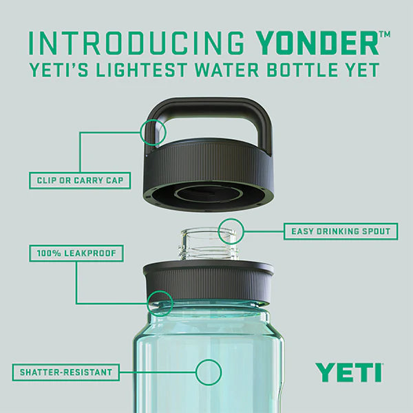 YONDER 600 ml WATER BOTTLE WITH CHUG CAP