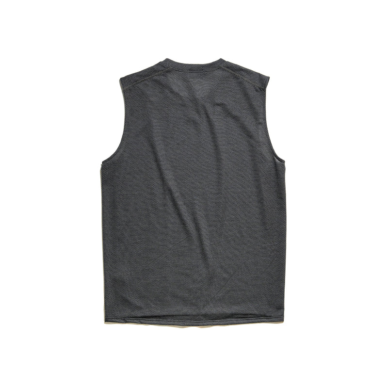 Chord Wool Sleeveless Shirts